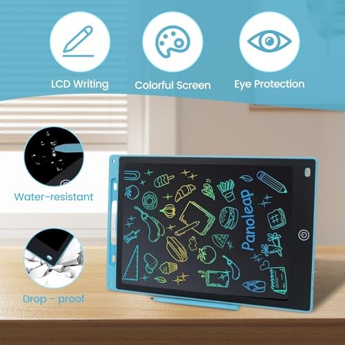 12 Inches LCD Writing Tablet for Kids and Adults – Reusable,Erasable Blue