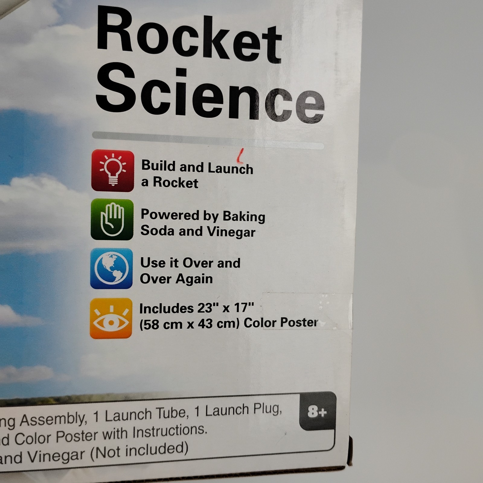 Smithsonian Rocket Science STEM Learning Kit Build Launch Baking Soda Vinegar
