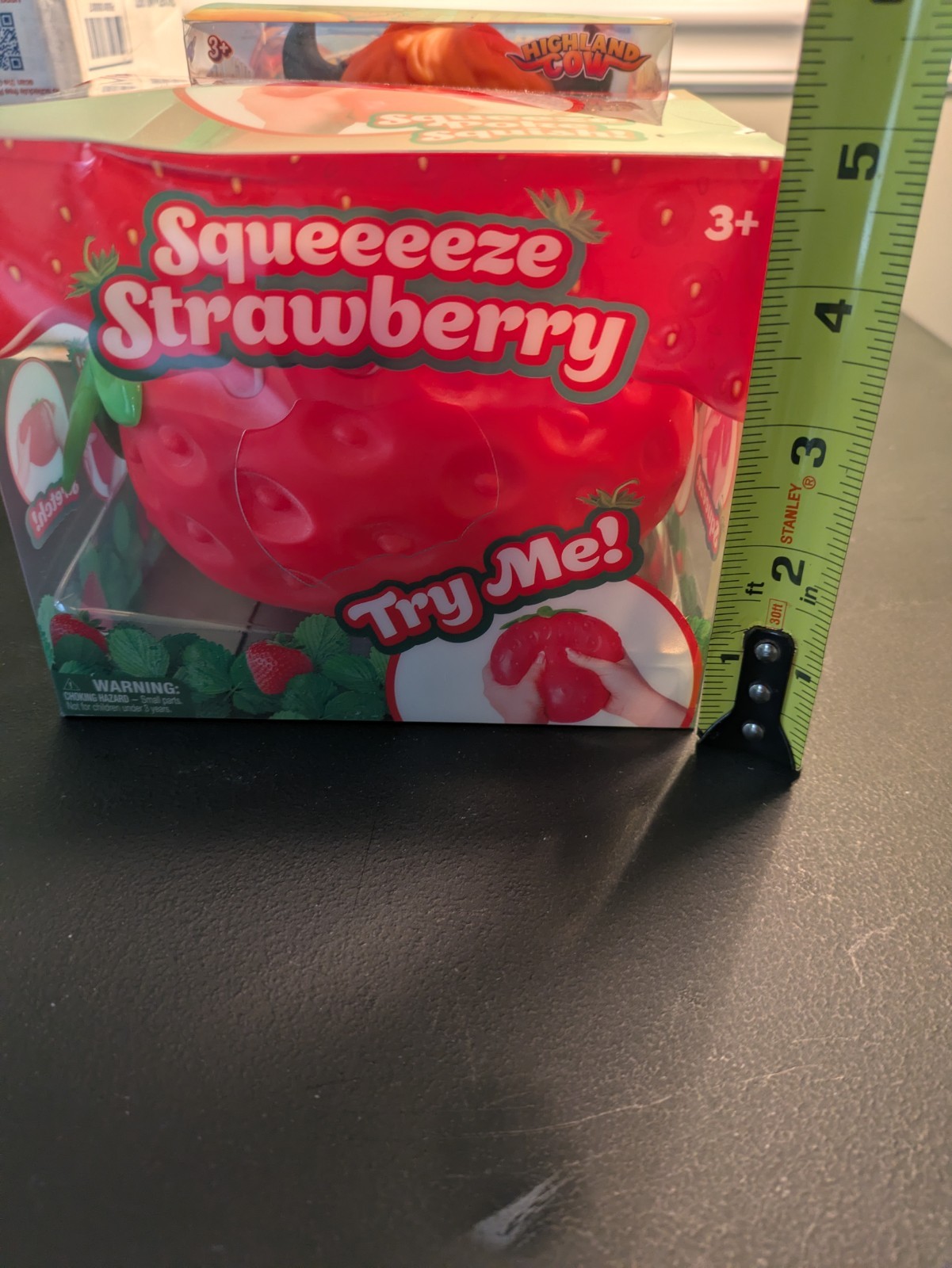 Sunny Days Jumbo Squeezy Strawberry Squishy Toy Stress Relief Sensory Fun