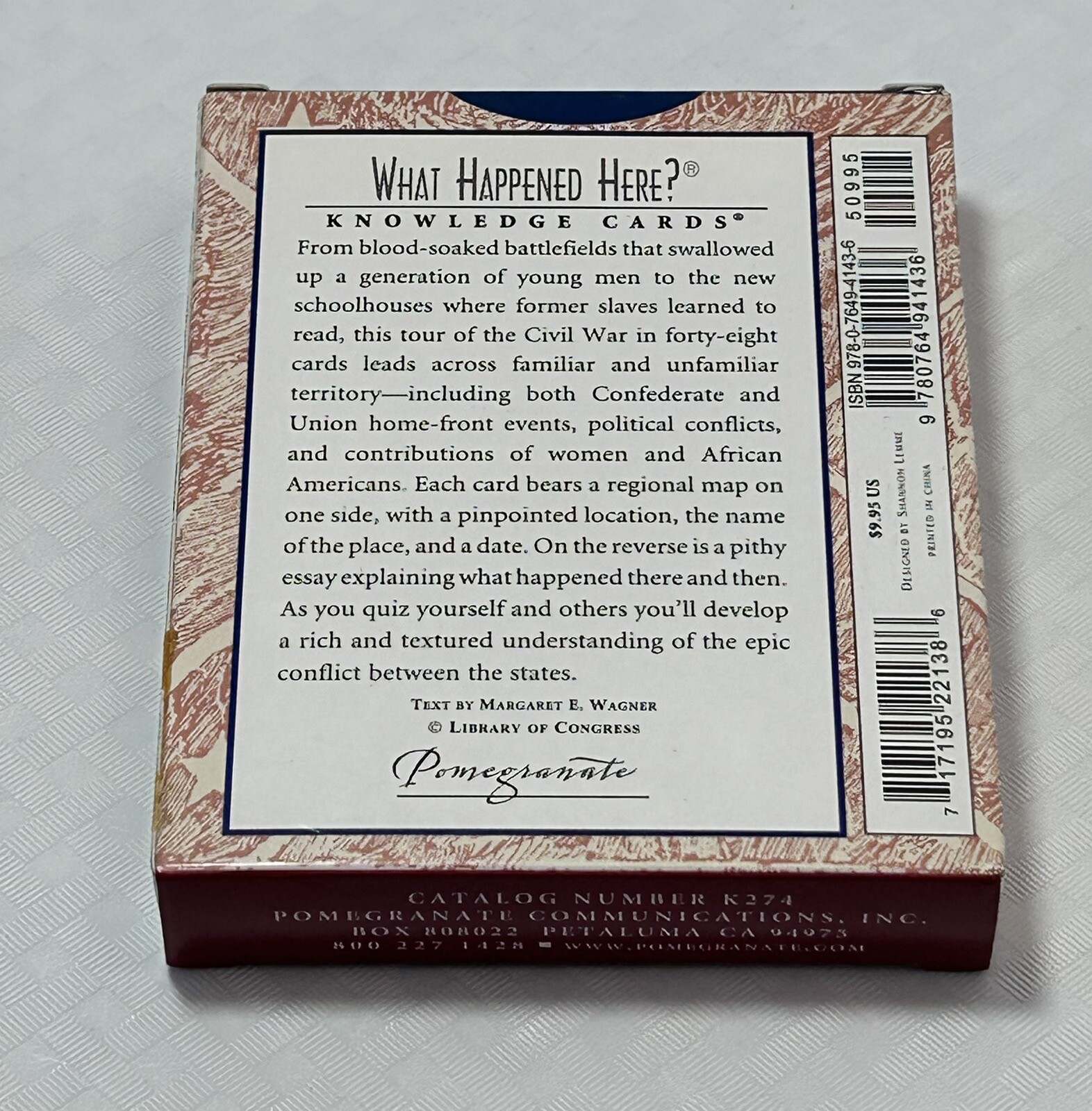 What Happened Here- The Civil War Knowledge Cards (48 Card Deck) Margaret Wagner