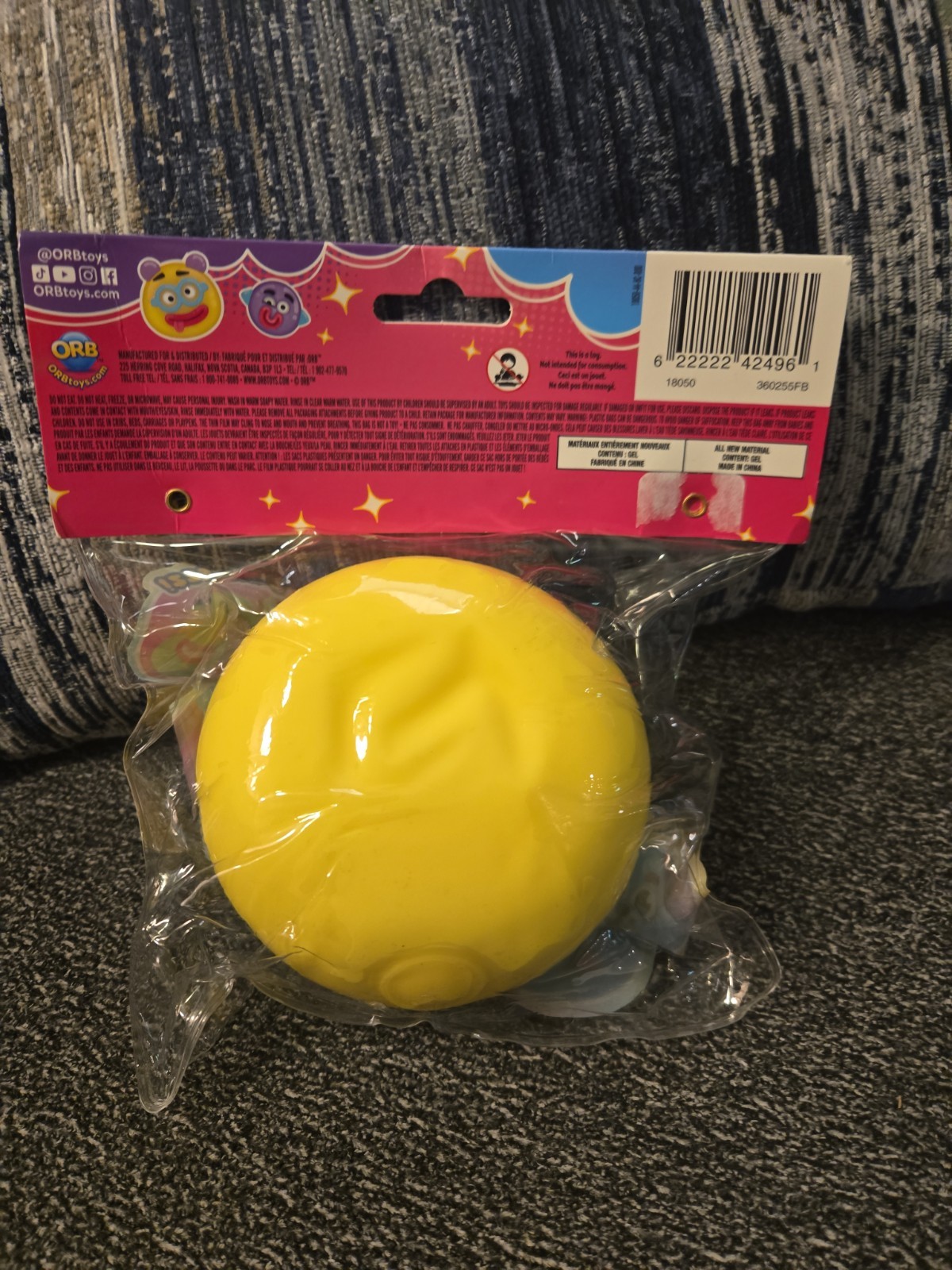 Orb Toys Curiosities Smushers Face Swap Squishy Squeeze Stress Relief Yellow