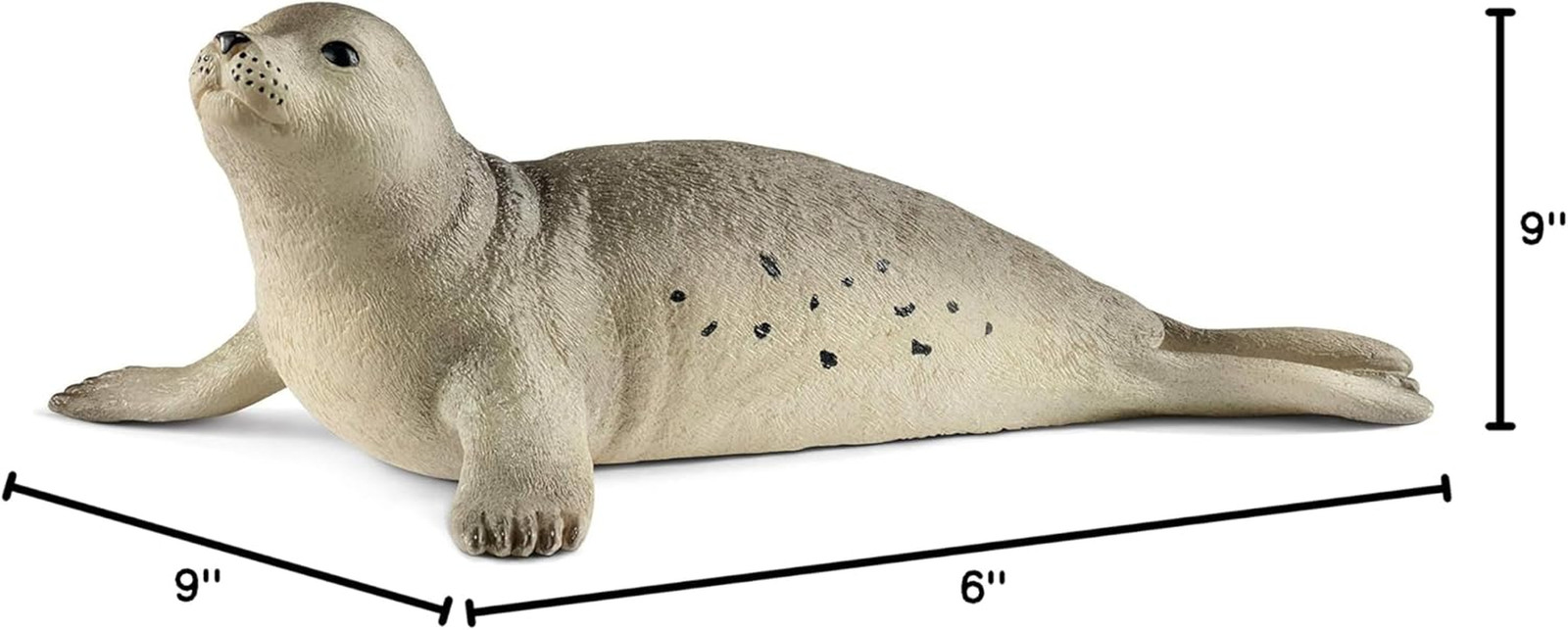 Schleich Wild Life – 5PC Arctic Animal Toy Bundle with Penguin, Reindeer, Seal,