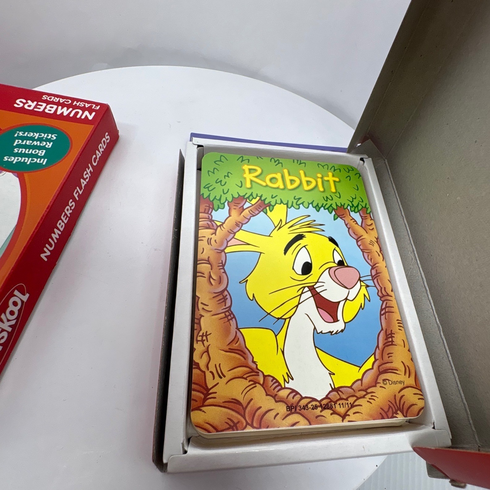 Playskool Numbers & Disney Winnie the Pooh Colors Shapes Flash Cards Set of 2