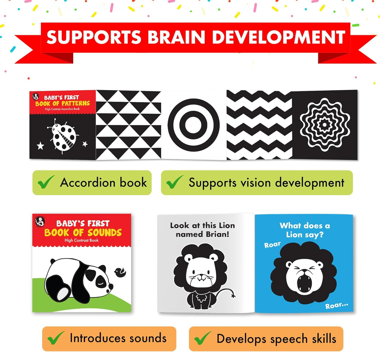 Madame Curie’S Baby’S First Library | Baby Toys, for 0-3-6 Months, 0 to 1 Yea…