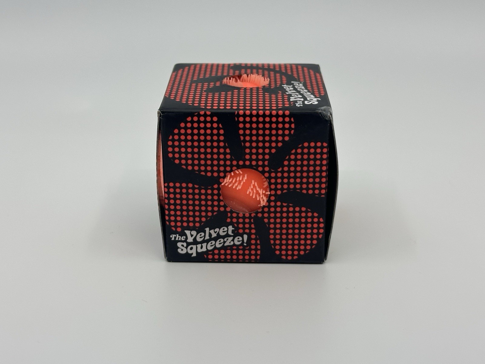 Orange Needoh FUZZ BALL Flower Power Nee Doh Squishy NEE-DOH Fuzzball AUTHENTIC