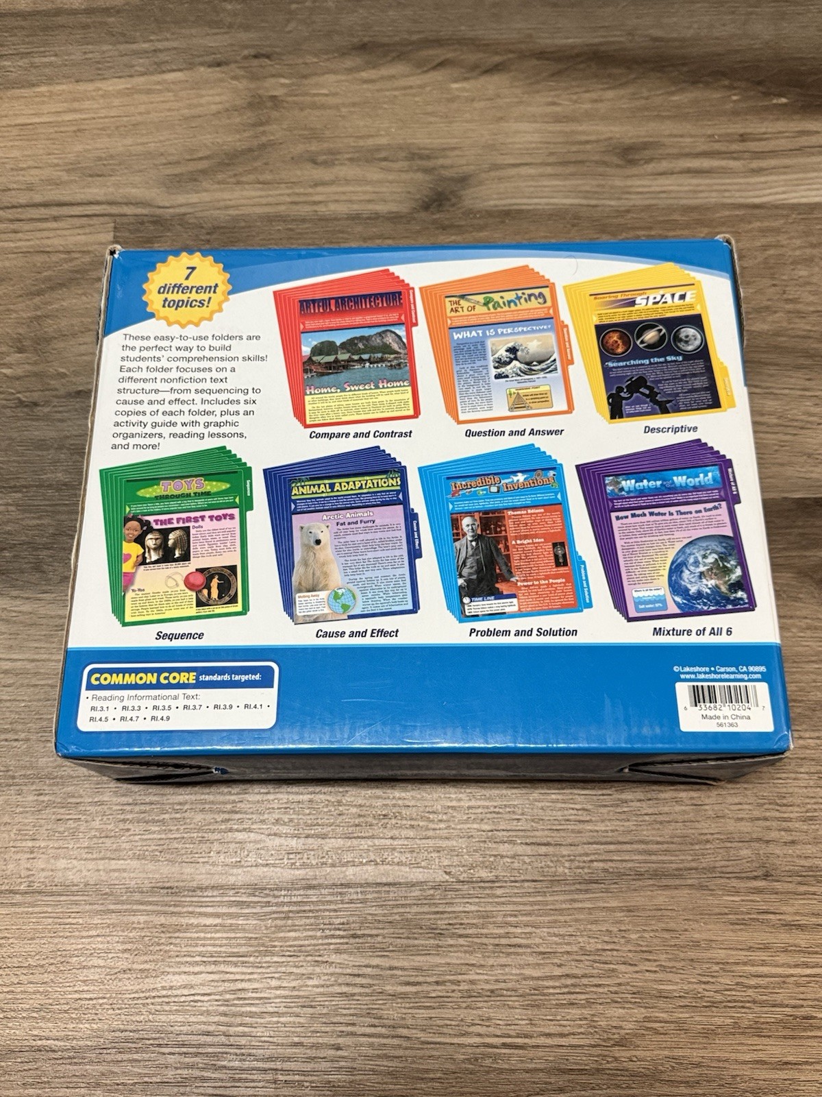EUC Lakeshore Nonfiction Reading Comprehension Folders Grade 3-4 Complete FF212