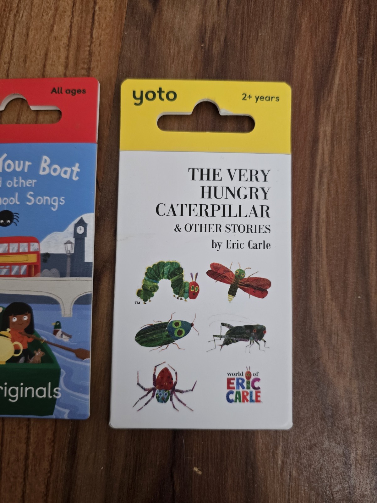 Yoto Player Row Your Boat and The Very Hungry Carterpillar And Other Stories New