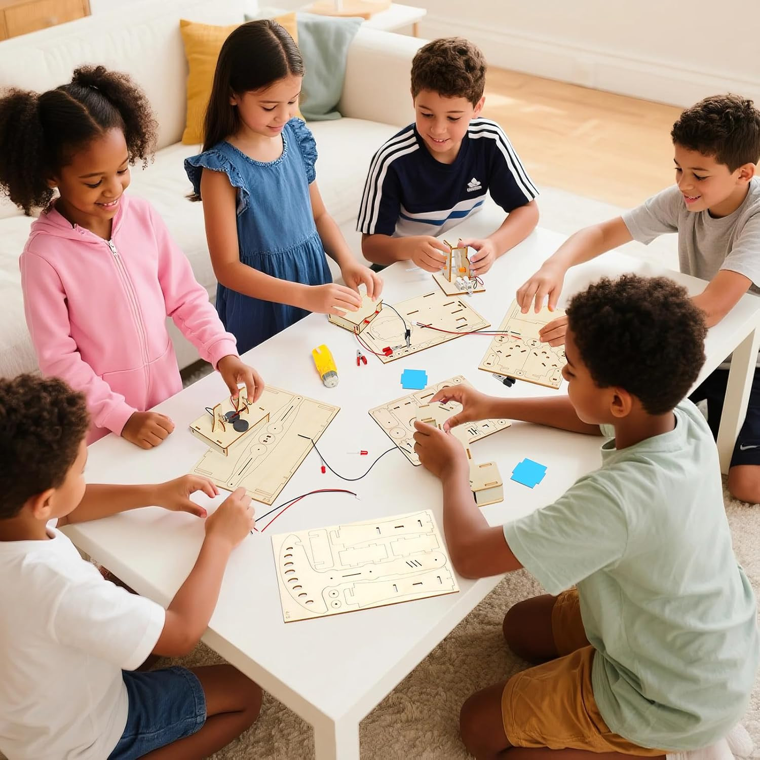 STEM Science Kits for Kids Ages 8-12, Wood Arts and Craft Kits for Boys 6-8