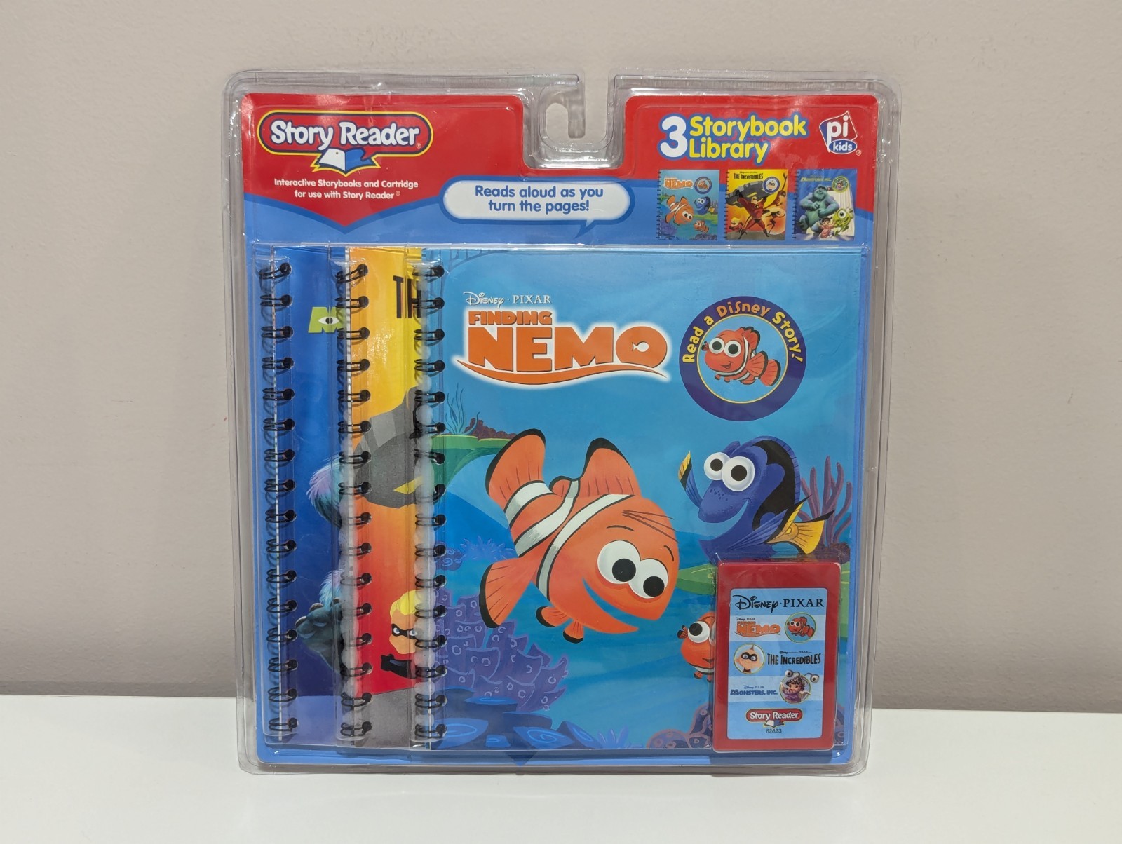 New Story Reader 3 Storybook Pack Nemo, Incredibles, Monsters Inc 2007
