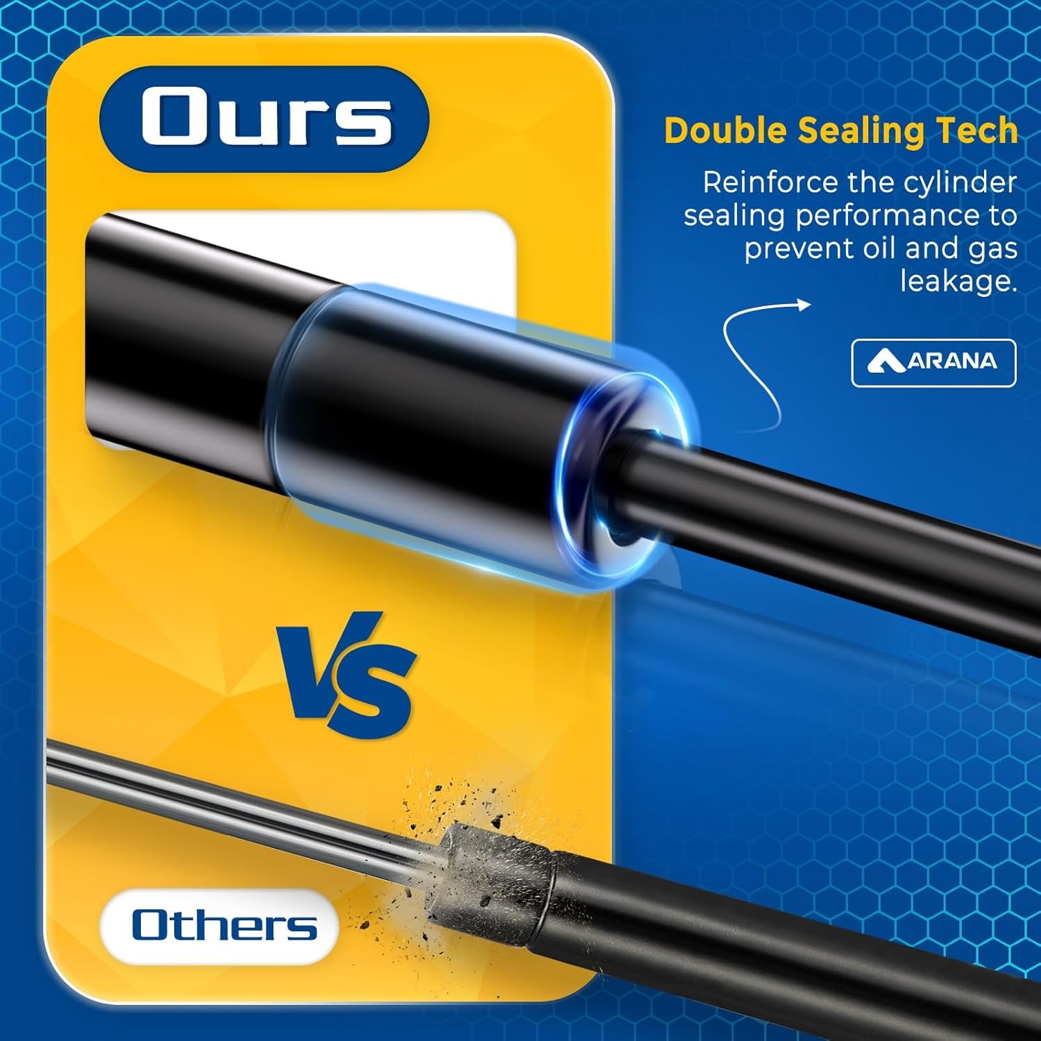 ARANA Rear Hatch Liftgate Struts for Toyota 4Runner 2010-2023, Trunk Shocks Lift