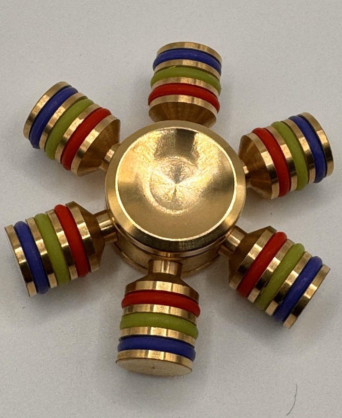 Metal Brass Fidget Spinner All Metal Toy Adults Kids Boys Girls