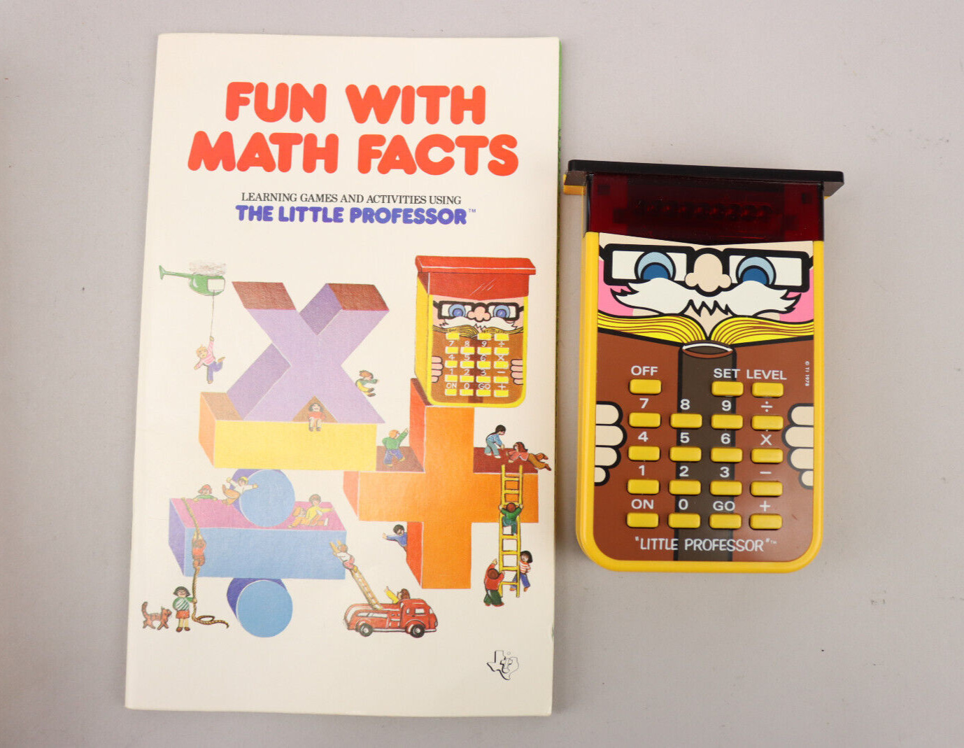 Lot of 2 VTG 1979 TI Little Professor Learning Aid CIB Complete Tested Working!