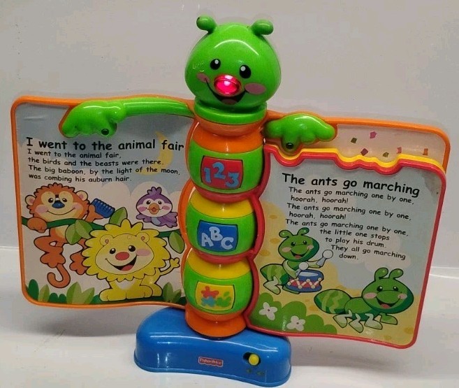 Fisher Price Storybook Rhymes Kids Electronic Learning Educational Toys Talking