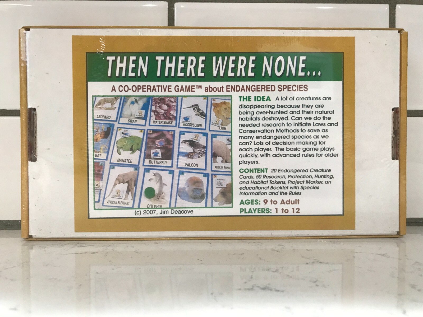 Then There Were None – Educational Science Game by Family Pastimes – NEW