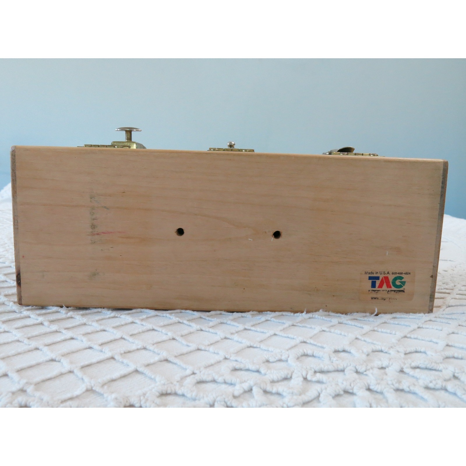 TAG Toys Wooden Lock Box Montessori Educational Fine Motor Skills Toy Made USA