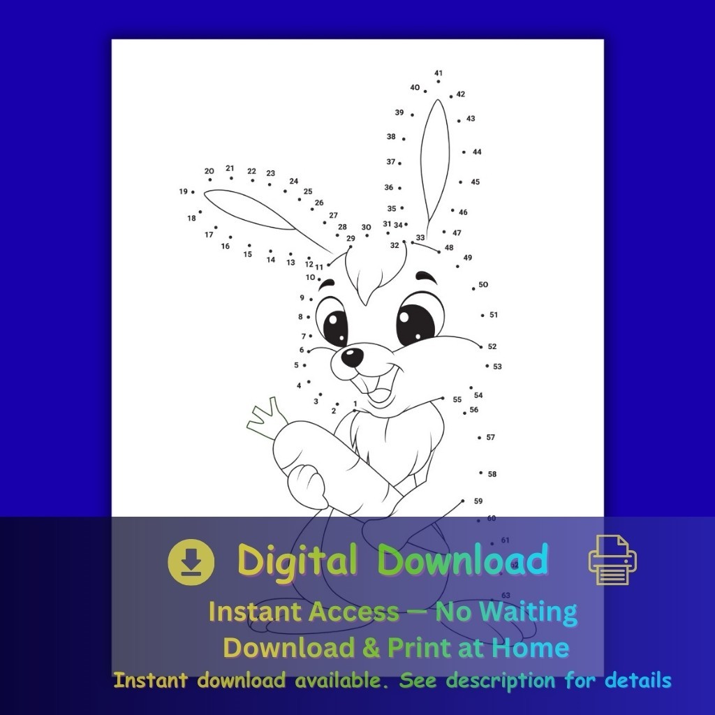50 Animal Dot-to-Dot Printable Activity Pages for Kids