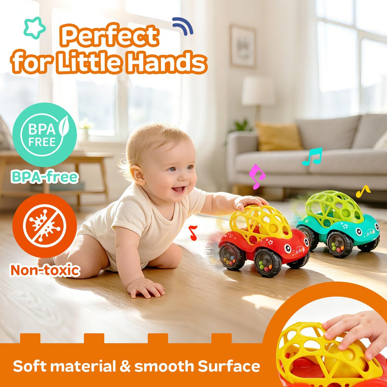 Zhihuan Toy Cars For Toddlers 1-3 – Car Toys For 3-18 Months Car Toys For 1-5