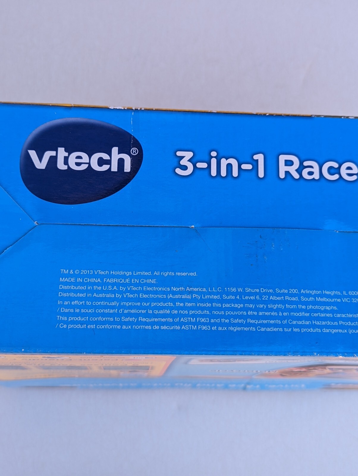 VTech 3-in-1 Race and Learn – 2013 – New in Box Ages 3-6