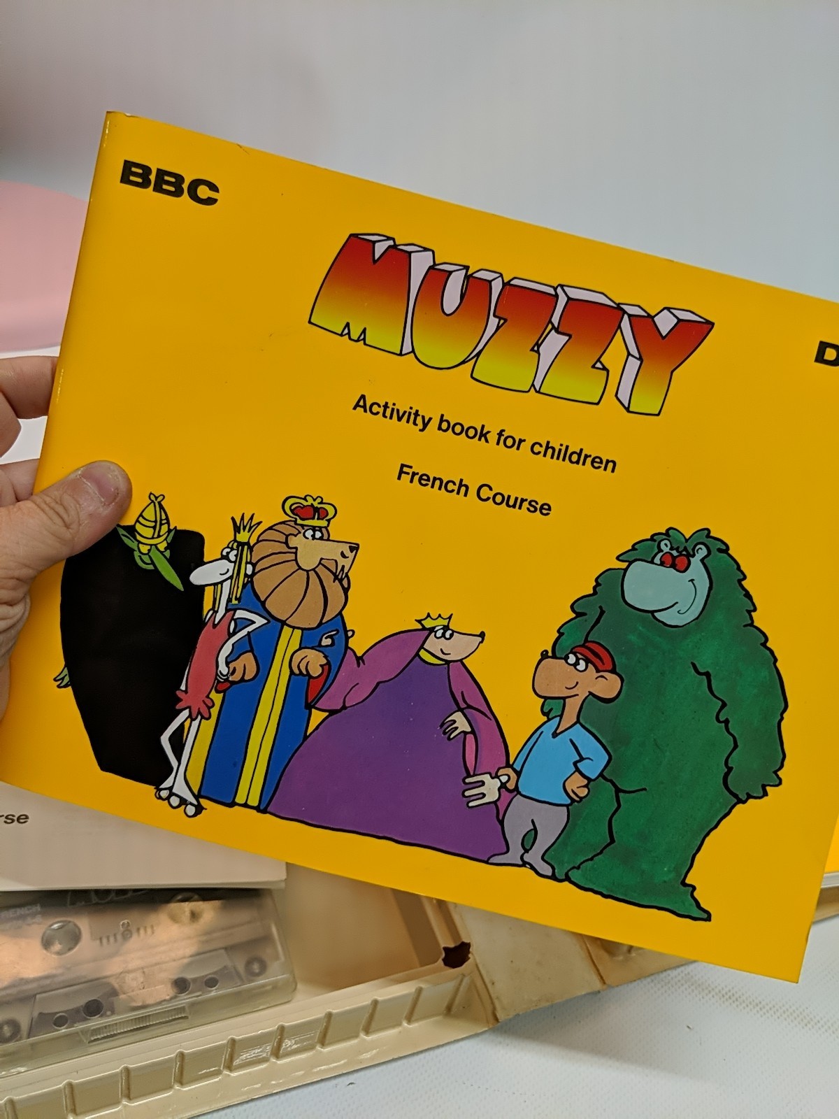 Muzzy Video French Course VHS/CASSETTE KIT BBC EARLY ADVANTAGE PROGRAM 1988 NOS