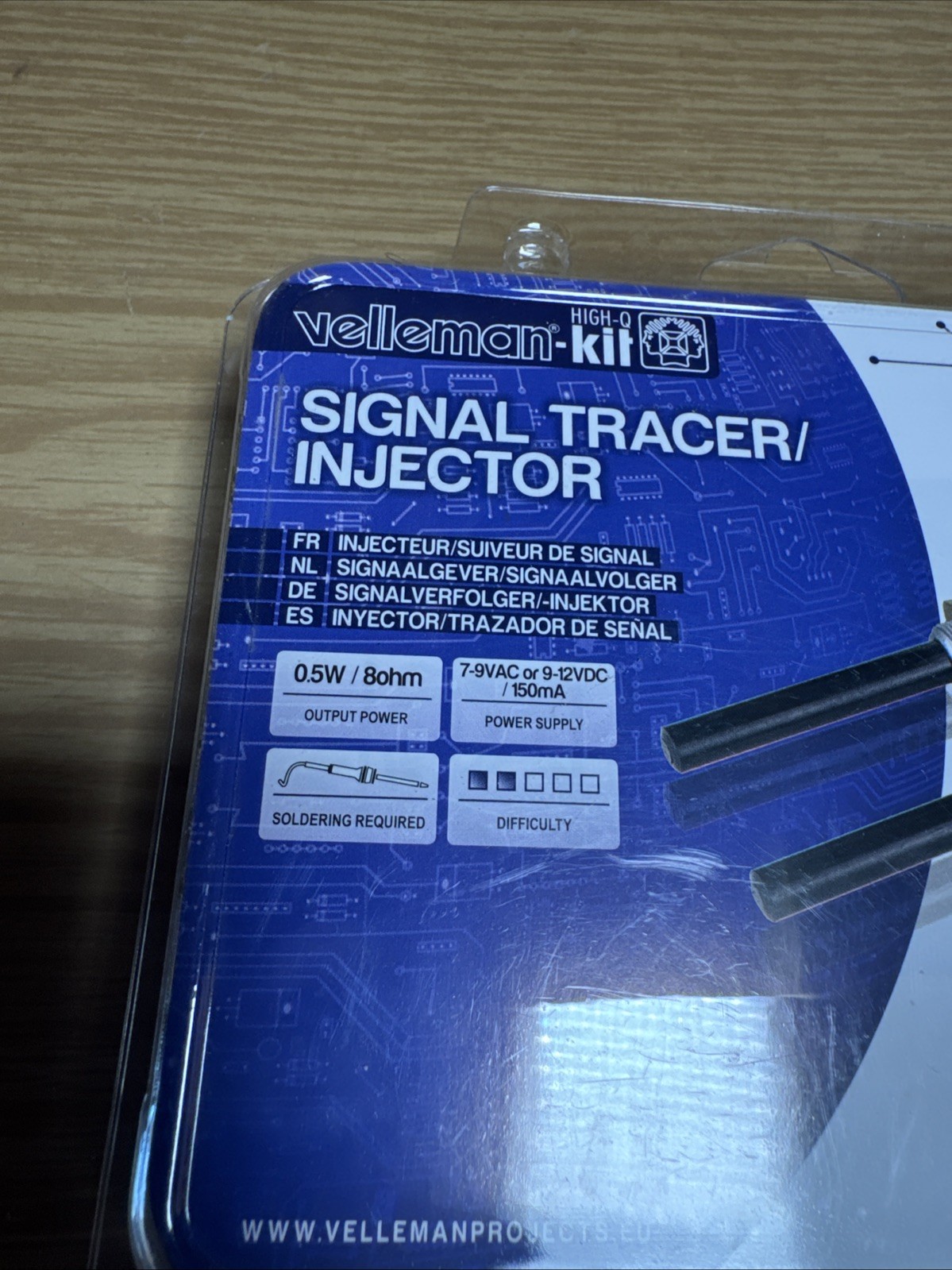 VELLEMAN WSM17000 SIGNAL TRACER/INJECTOR KIT NEW