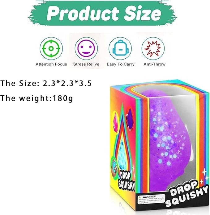 Purple Needoh Nee Doh Galactic Glow Dream Drop EXTREMELY RARE AUTHENTIC