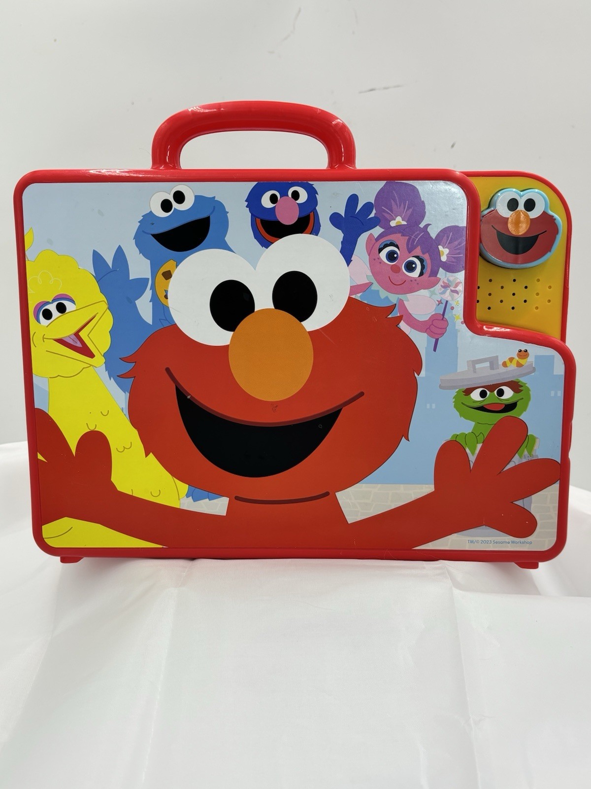 Sesame Street Elmo’s Learning Letters Bus Activity Board Red – COMPLETE & WORKS!