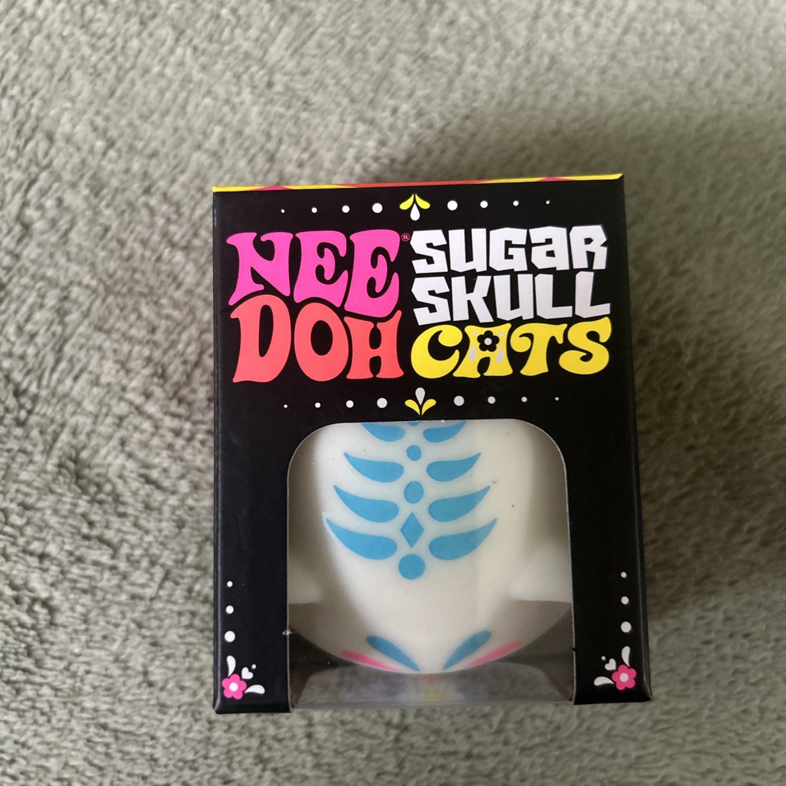 RARE Limited Edition Skull Cat NeeDoh! ⭐️SOLD OUT IN STORES!⭐️ squishy