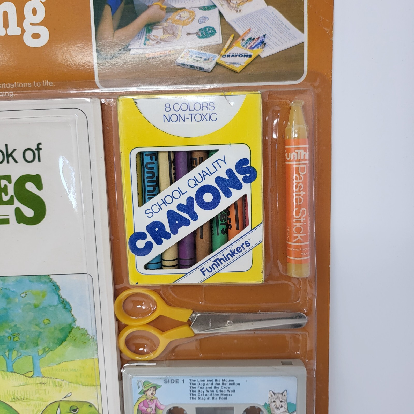 Rare 1985 Educational Funthinkers Learning Right & Wrong Activity Book NWT