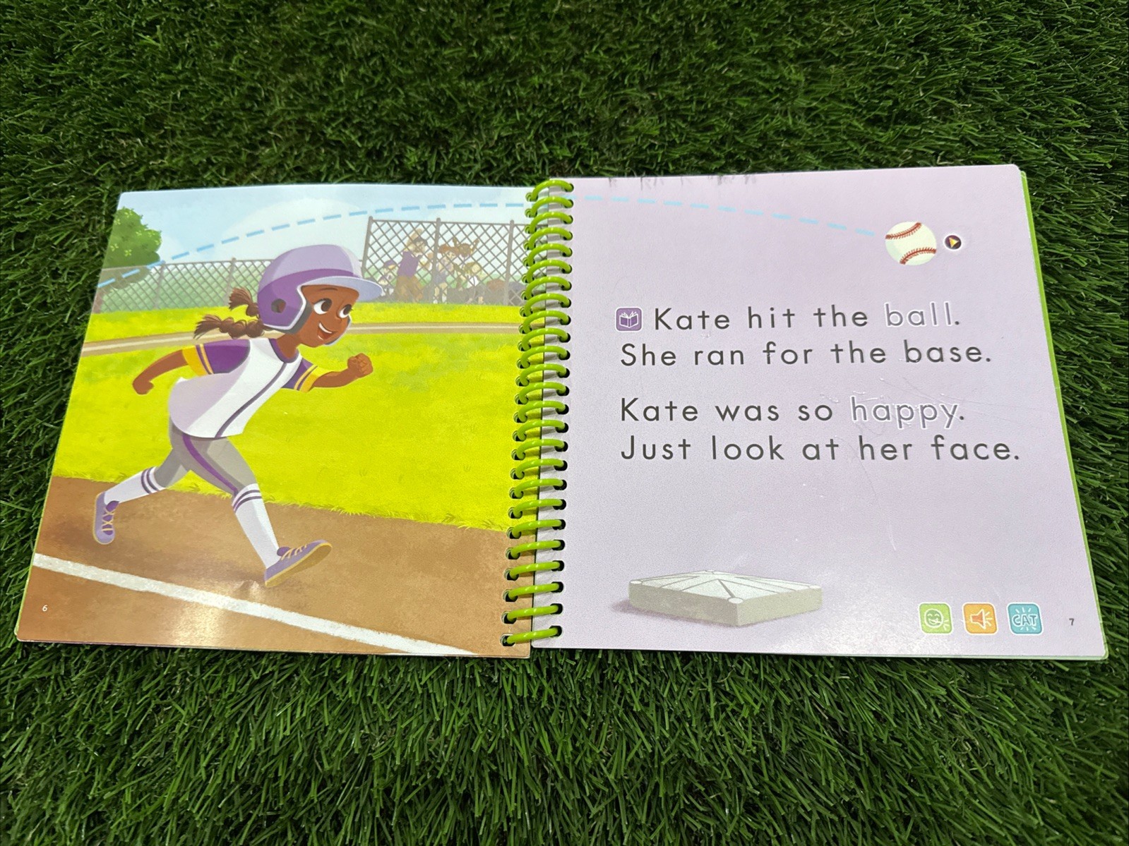 LeapFrog Leap Start Learn to Read book No. 5 — BALL ON THE RUN