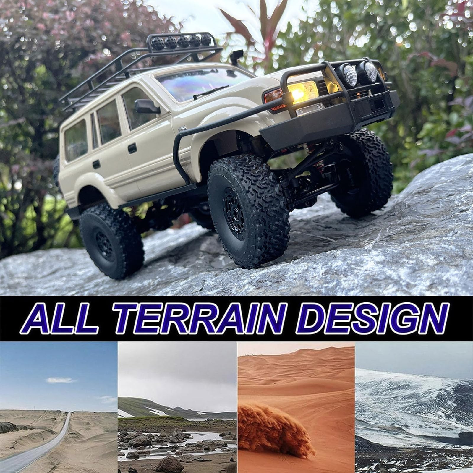 RC Rock Crawler 4×4 RC Truck WPL C54-1 RC Crawler Off Road 1/16 Scale RTR All…