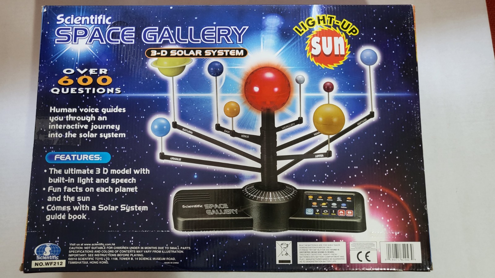Interactive Planetarium Learning Virtual Space Gallery Scientific Toy Planets