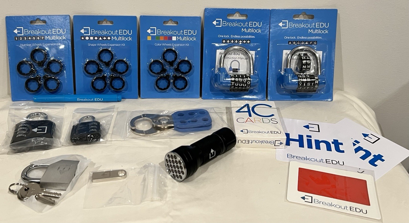 Breakout EDU Kit (K-12, All Subjects) Game-Based Learning Platform New