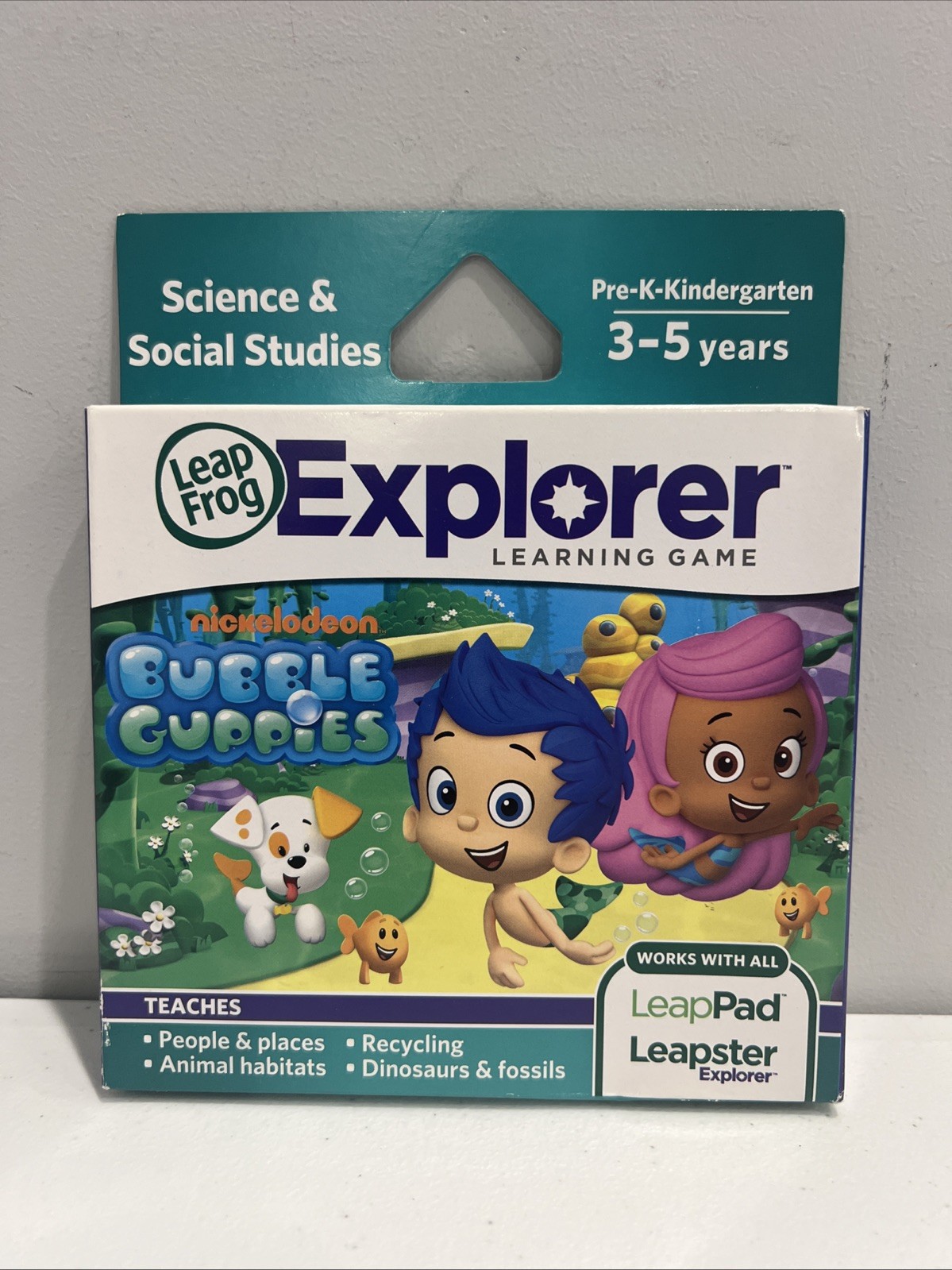 New Leap Frog Nickelodeon Bubble Guppies Learning Game for LeapPad Leapster