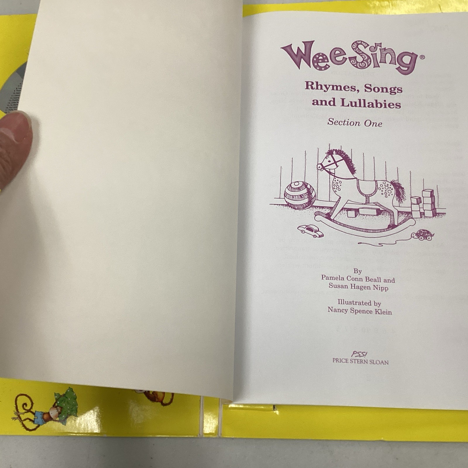 Wee Sing Books & CD Collection 2 books, 4 CD’s, Over 250 Children Songs
