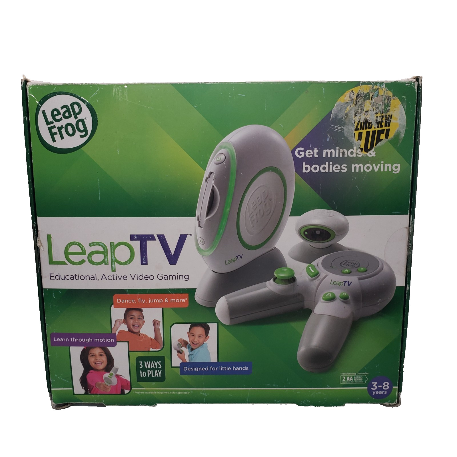 Leap Frog Leap TV Educational Video Gaming System + Nickelodeon Paw Patrol Game