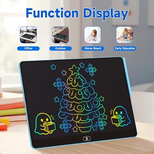 LCD Writing Tablet for Kids – 16 inch Colorful Doodle Board Drawing Pad Blue