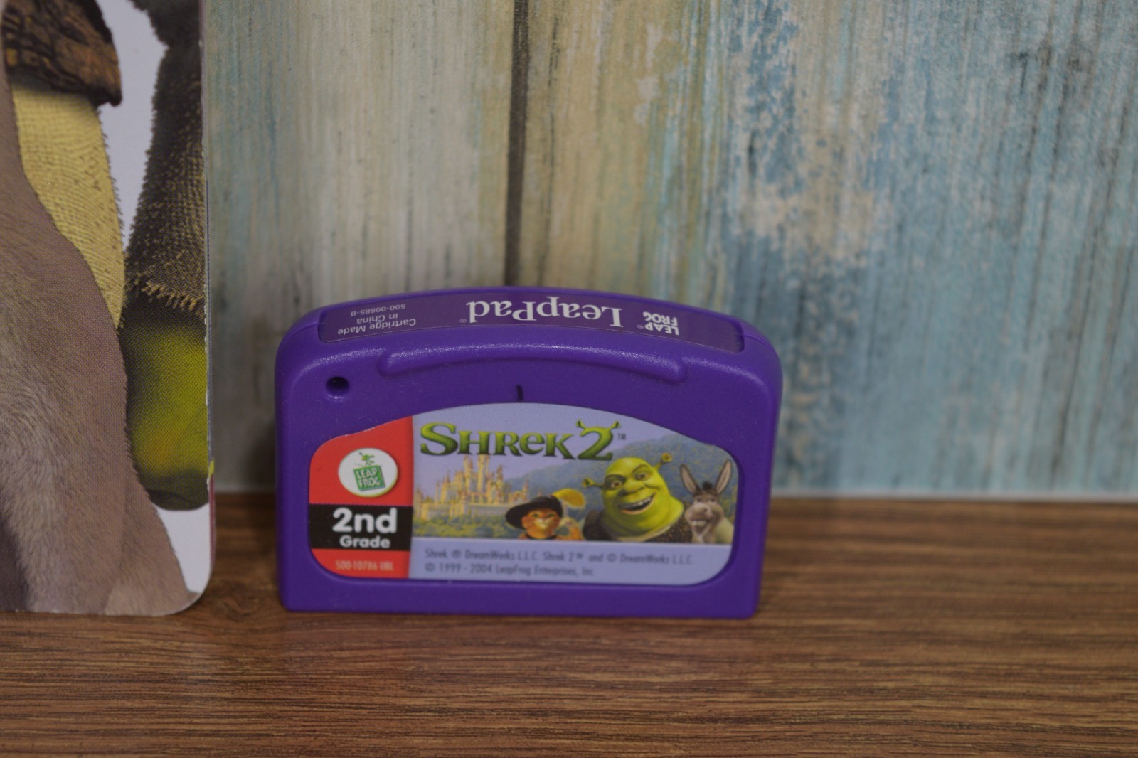 LeapPad Shrek 2 Educational Reading Story Book & Cartridge Tested