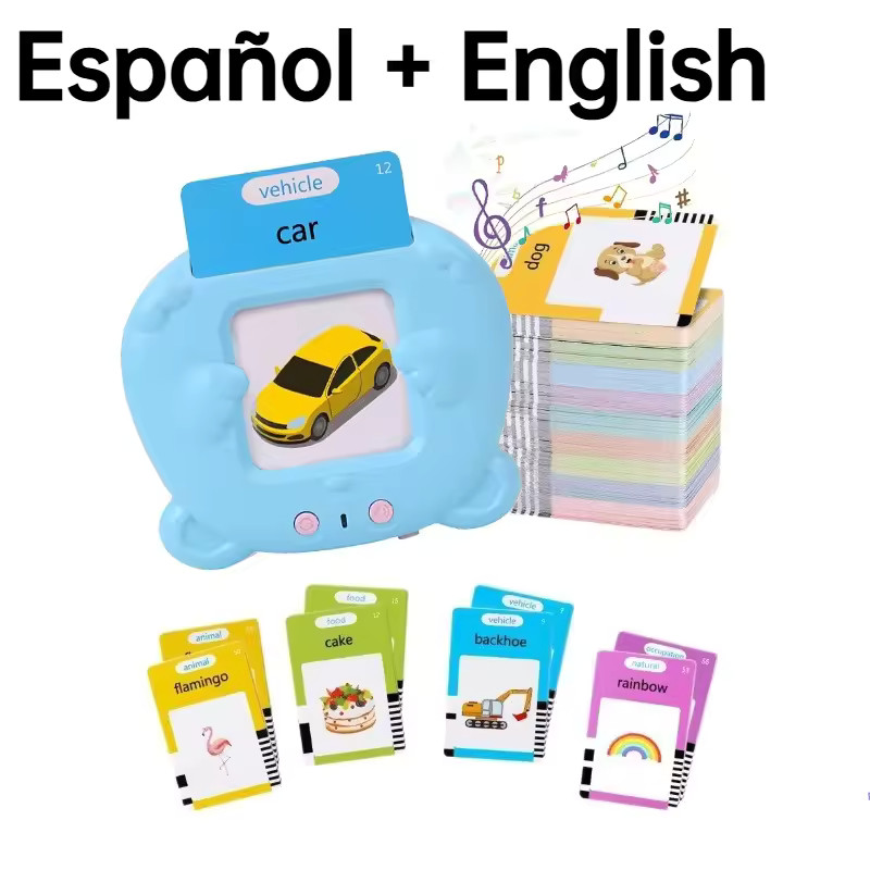 Talking Flash Cards Learning Machine – English, Spanish, French, German