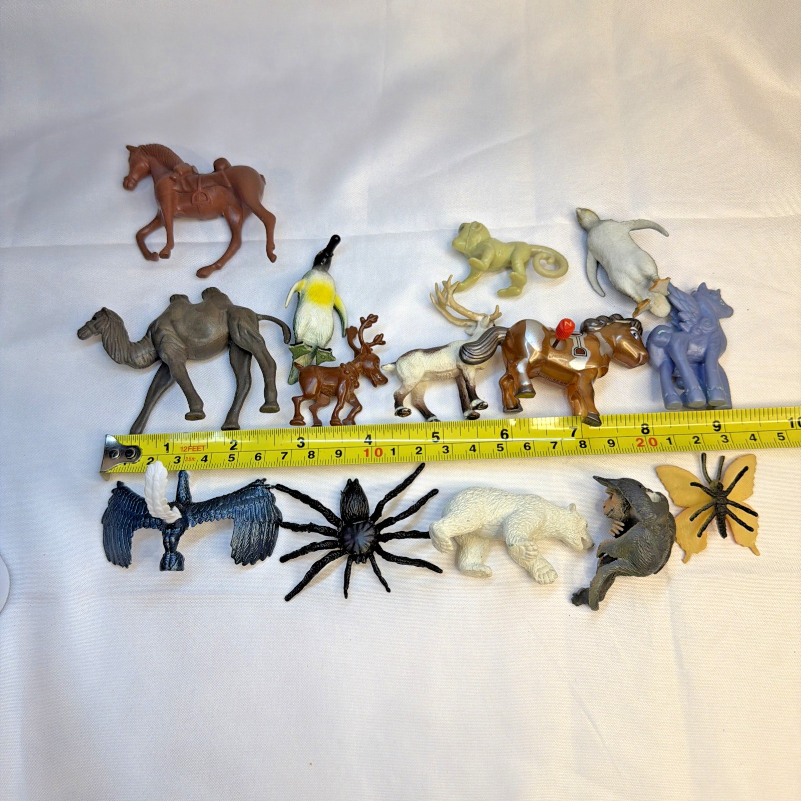 Lot Of 14 Assorted Plastic Diorama or Educational Toy Animals