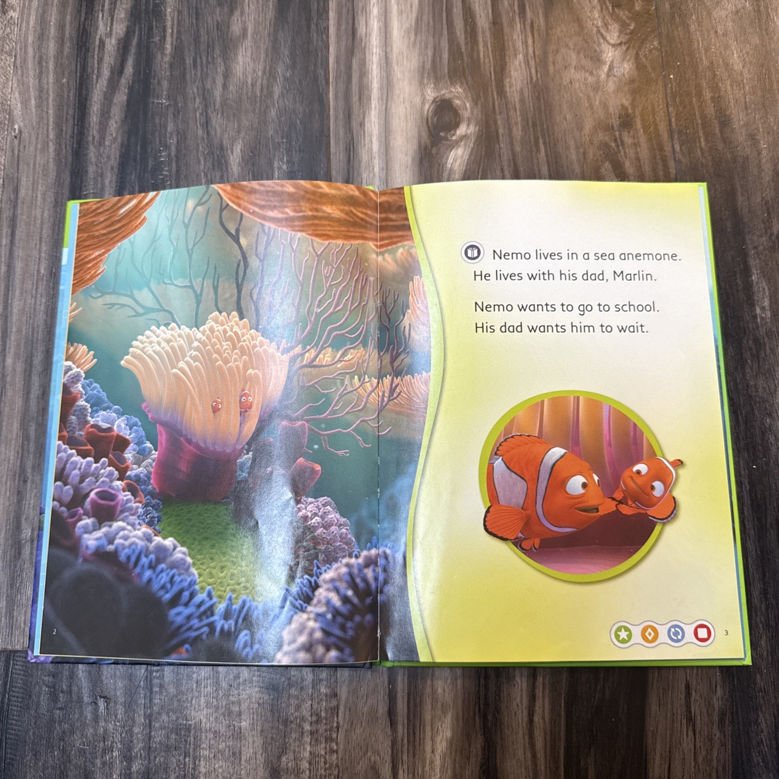 LeapFrog Tag Pen LeapReader book — Disney Pixar’s FINDING NEMO: LOST AND FOUND