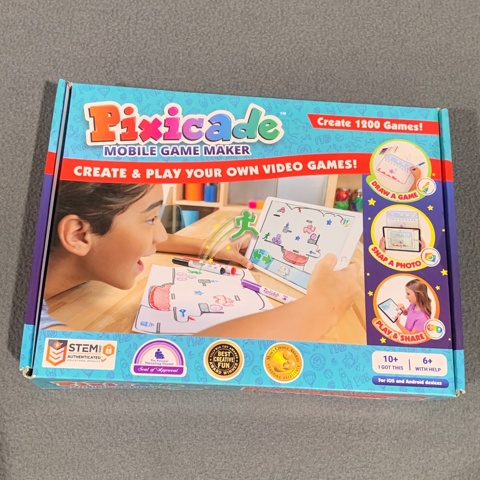 Gift Pixicade Mobile Game Maker Create Your Own Video Games STEM Toy Ages 6+