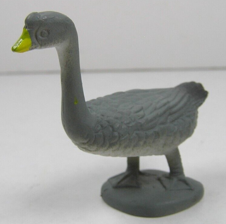 Unbranded Gray Goose 1.75″ Tall Plastic Animal Toy Figure