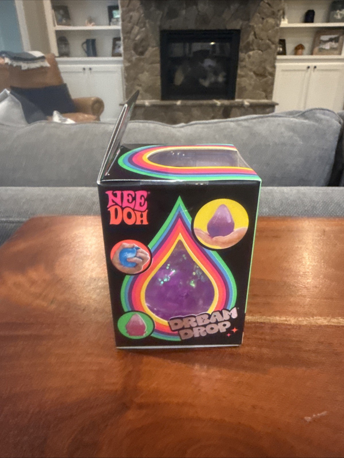 Schylling NeeDoh Dream Drop (Colors: Purple, Pink, Blue) one per order