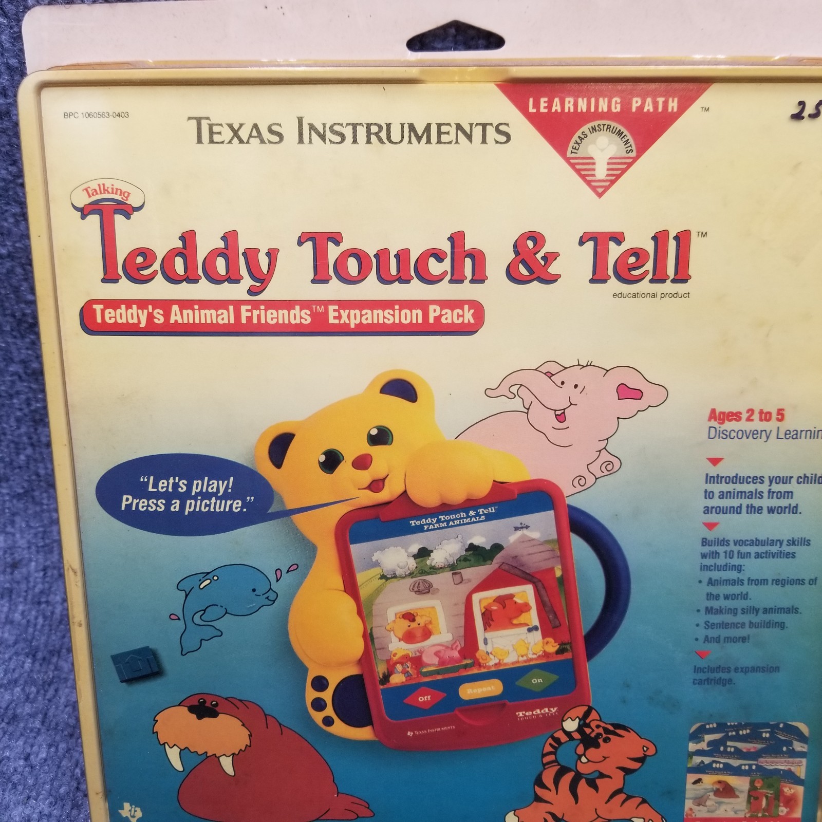 Teddy Touch & Tell Teddy’s Animal Friends Expansion Pack Texas Instruments