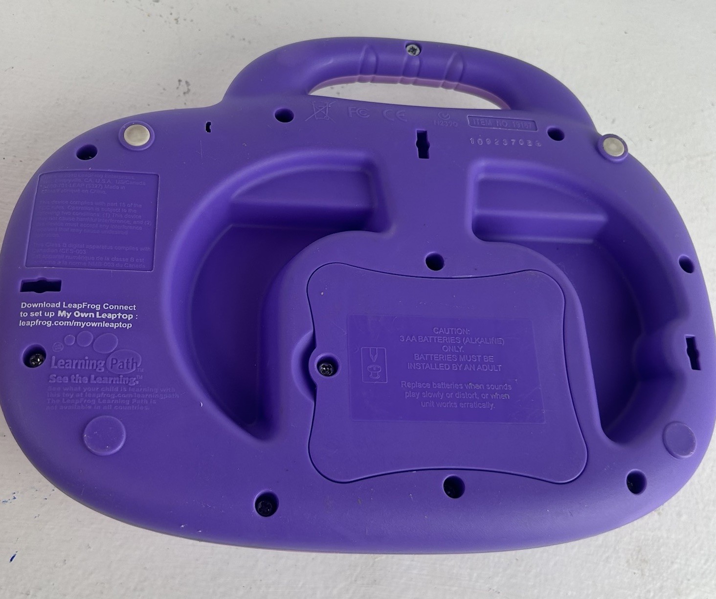 Leapfrog My Own LeapTop Learning Interactive Laptop Purple TESTED