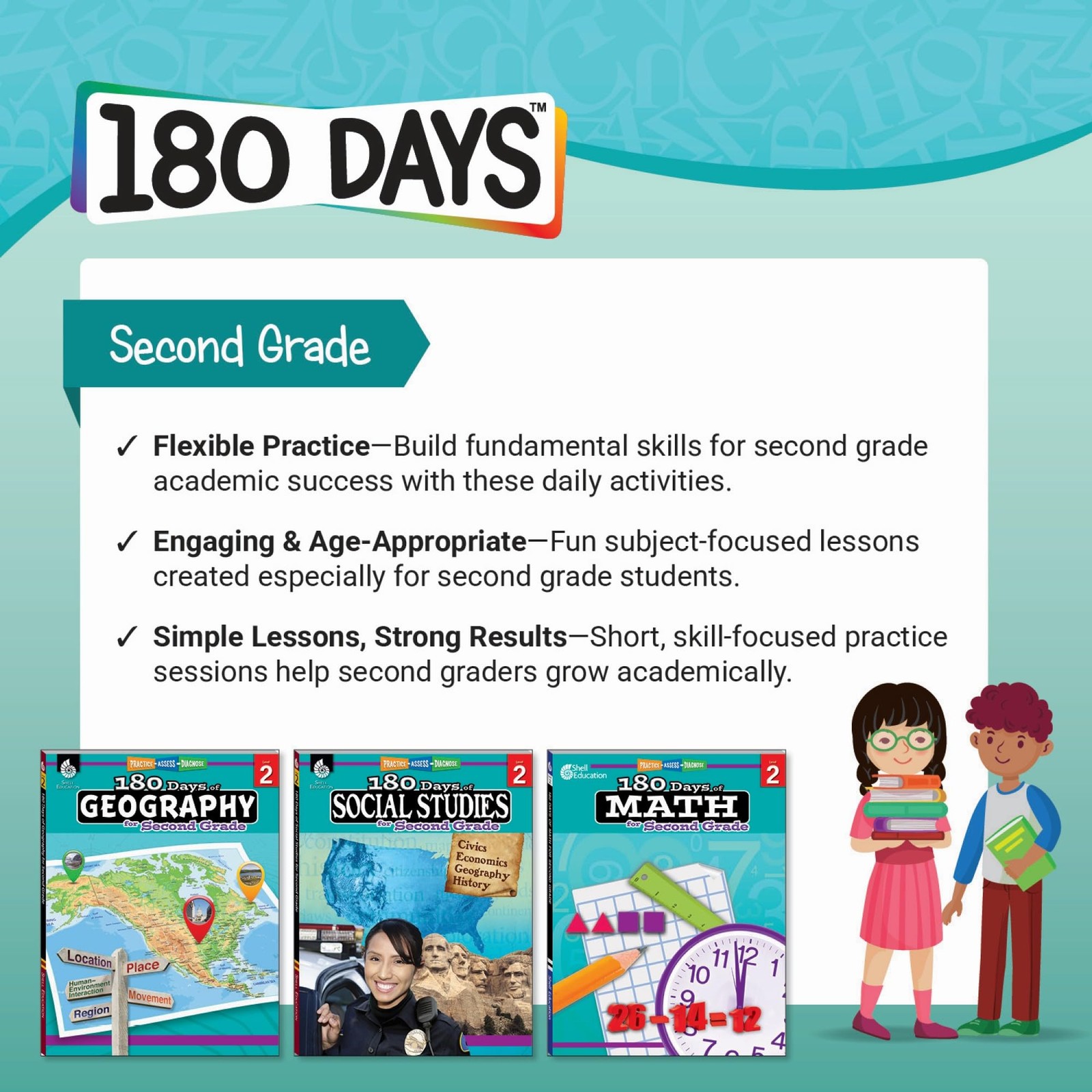 180 Days™: Mathematics for 2nd Grade Practice Workbook Classroom Multi