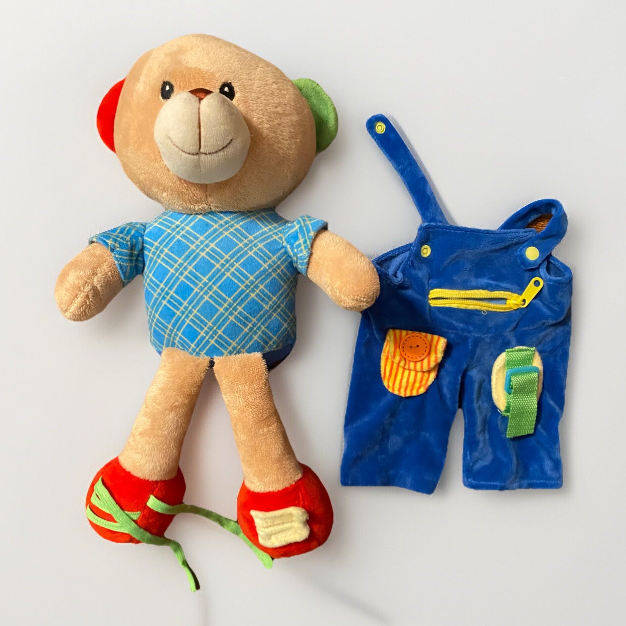 Linzy Learn to Dress Teddy Bear Fine Motor Dexterity Occupational Therapy EUC