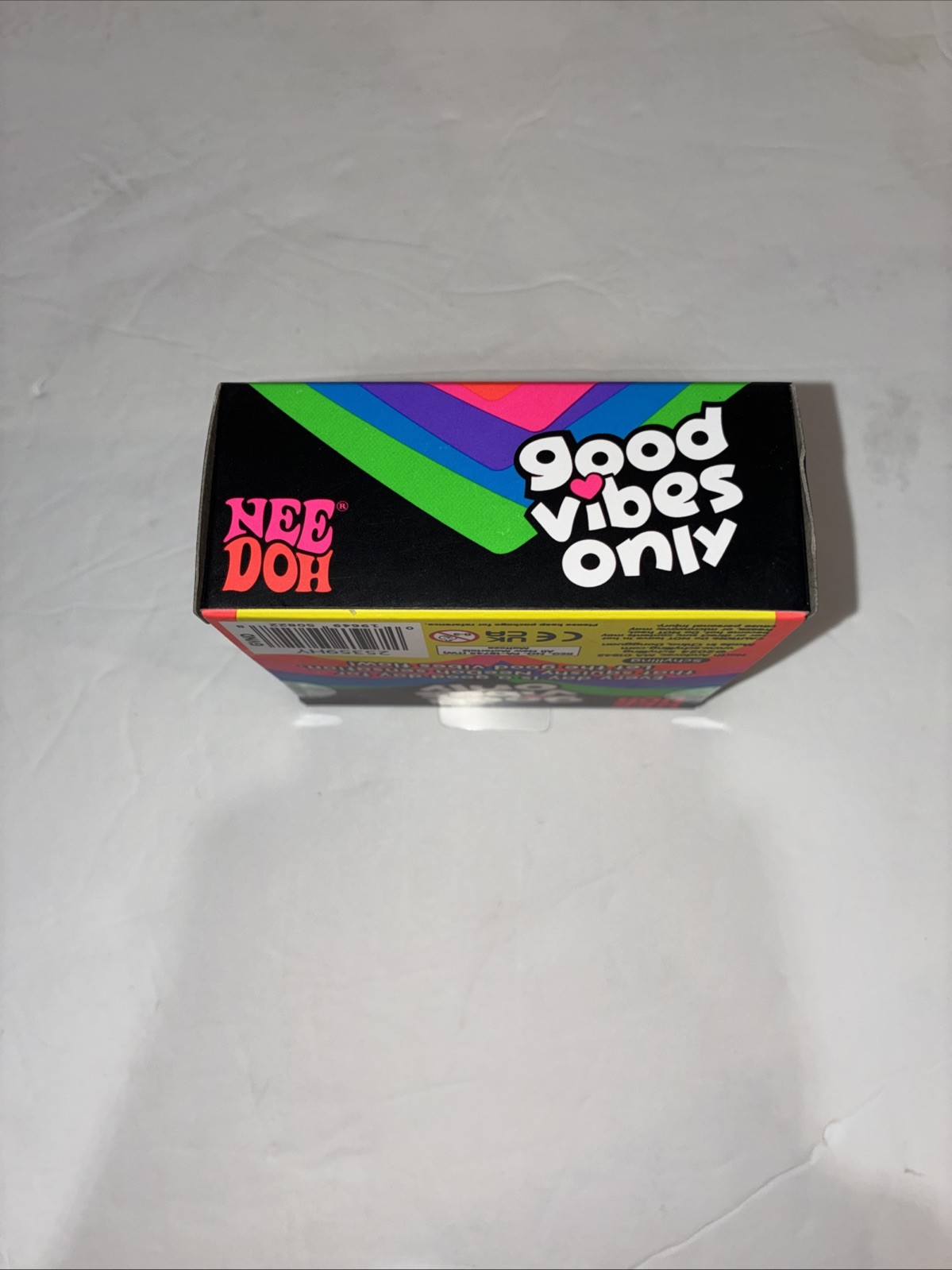 Schylling NeeDoh Good Vibes Only Heart Squeeze The Day Pink Toy Nee Doh New