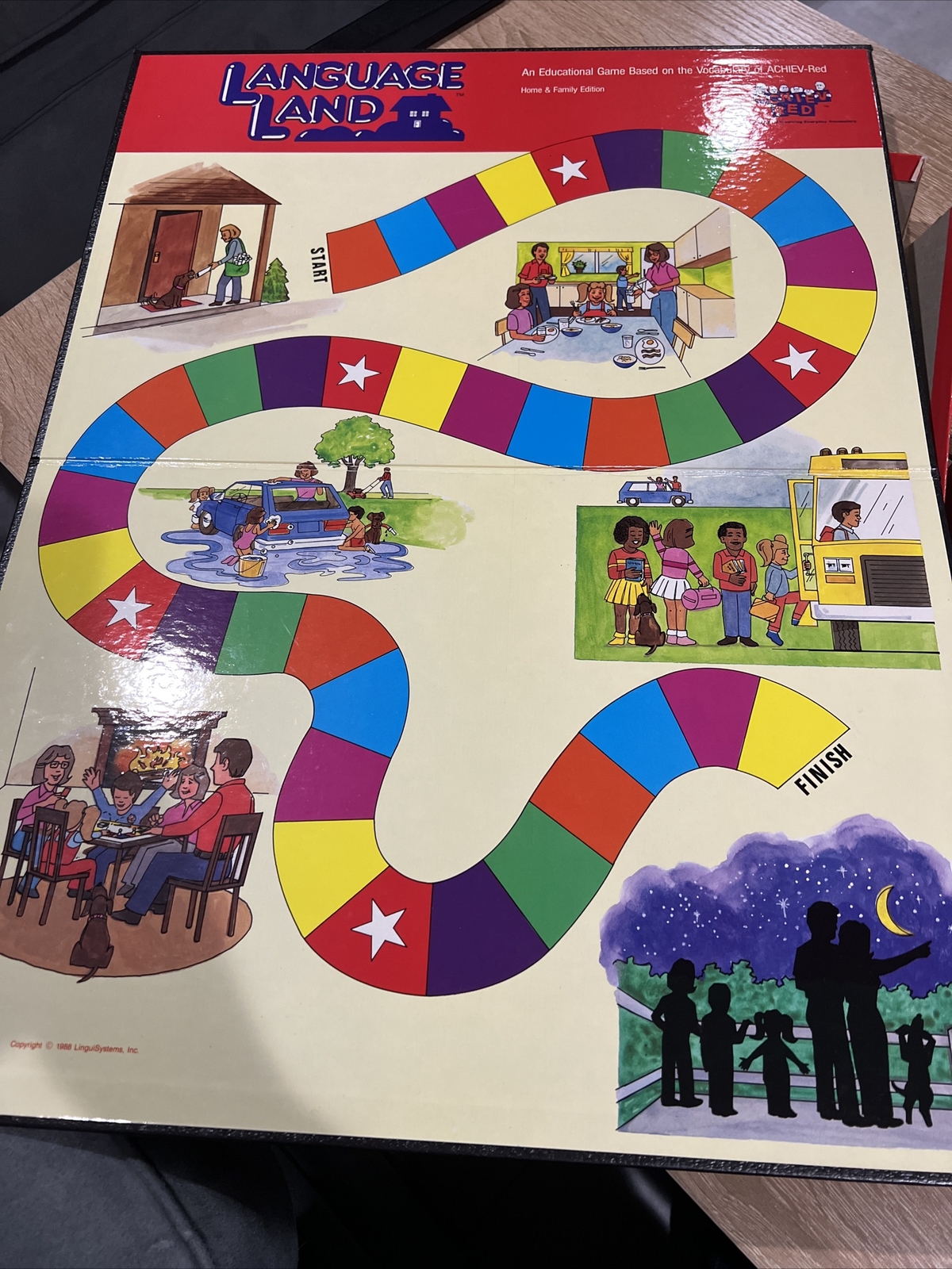 Language Land Achiev-Red LinguiSystems Home & Family Edition VGC