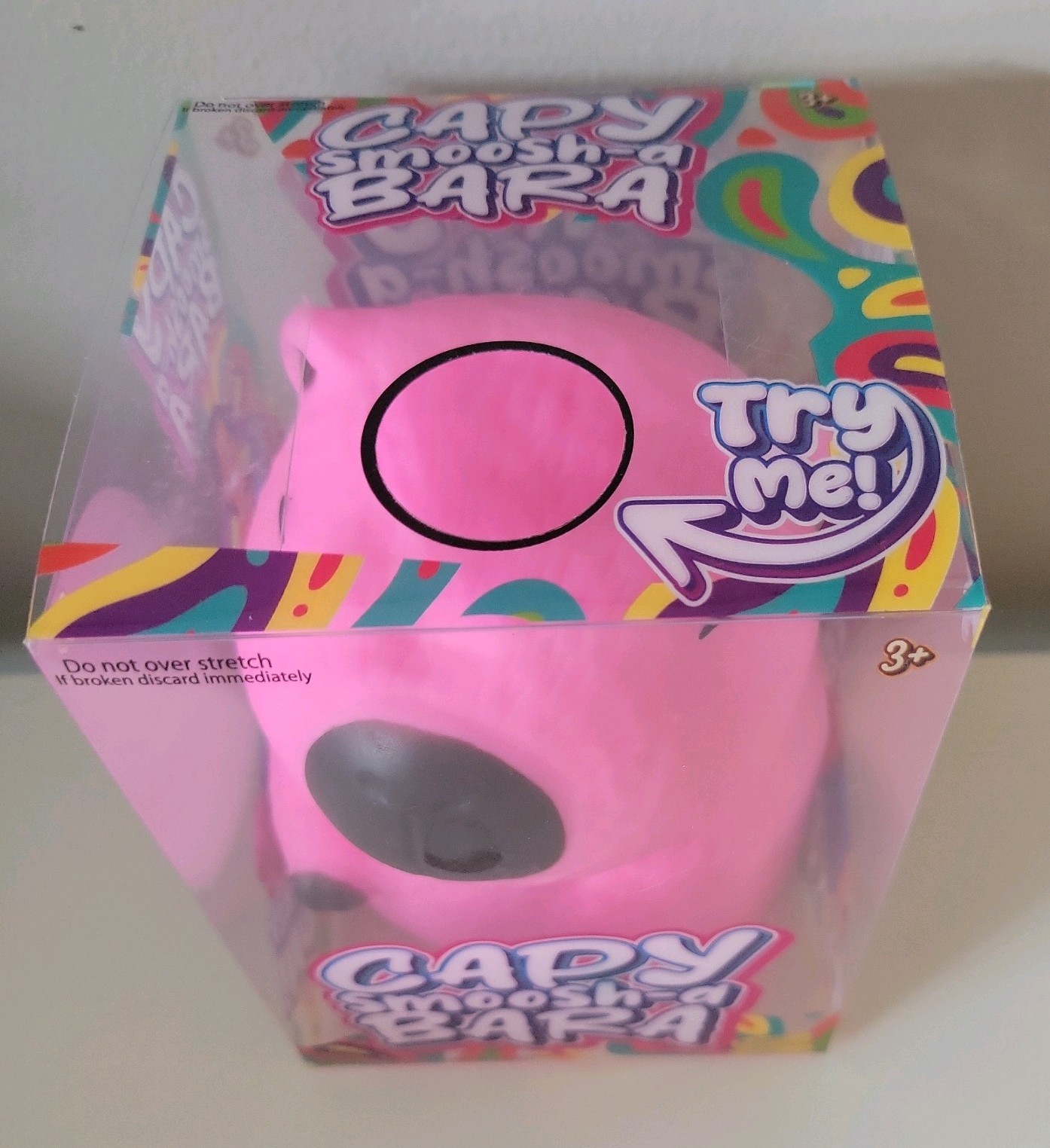 PPNC Capy Smoosh-a Bara Pink Jumbo Capybara Squeeze Squishy NIB VIRAL New Drop